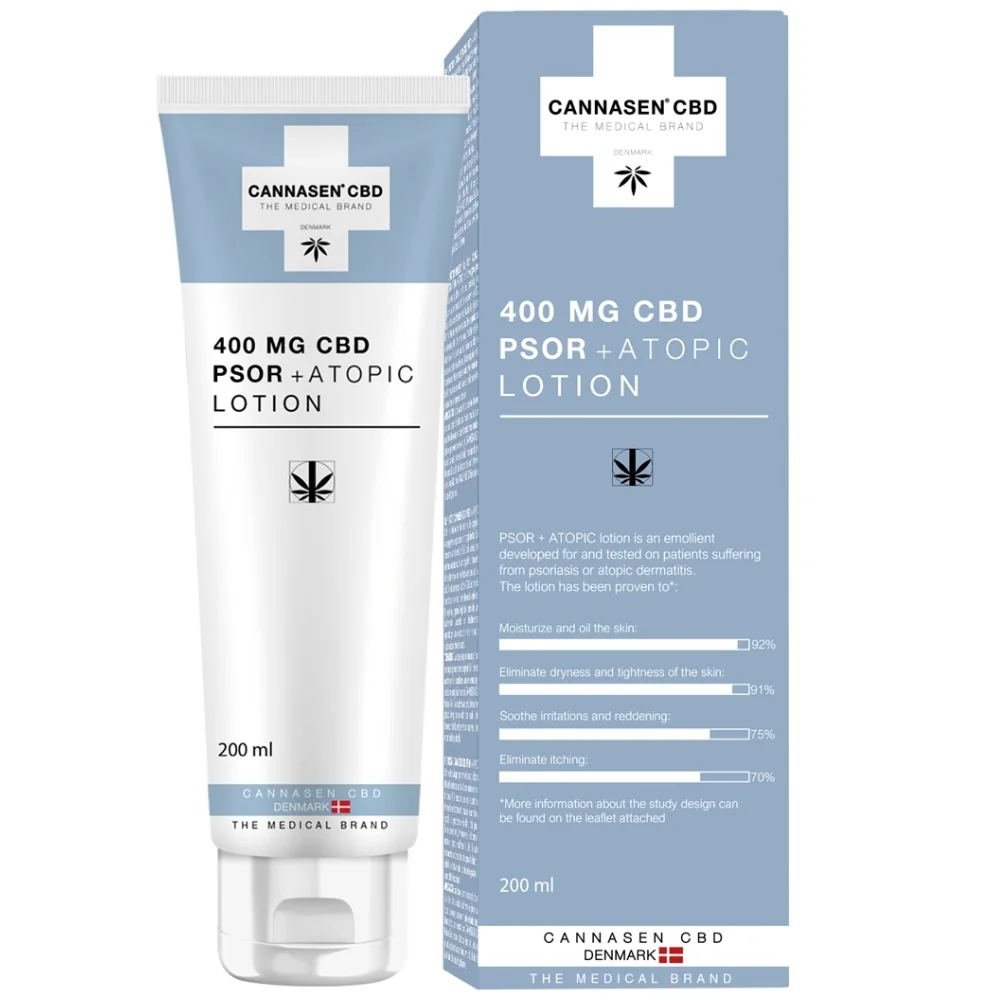 Lotiune PSOR + Atopic CBD, 200ml, Cannasen