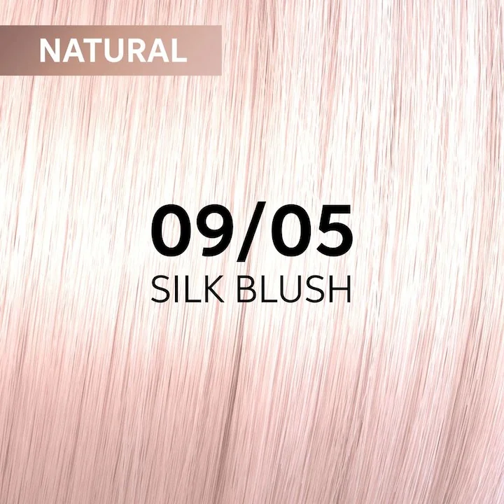 Vopsea demi-permanenta Shinefinity Zero Lift Glaze 09/05 Silk Blush, 60 ml, Wella Professionals 