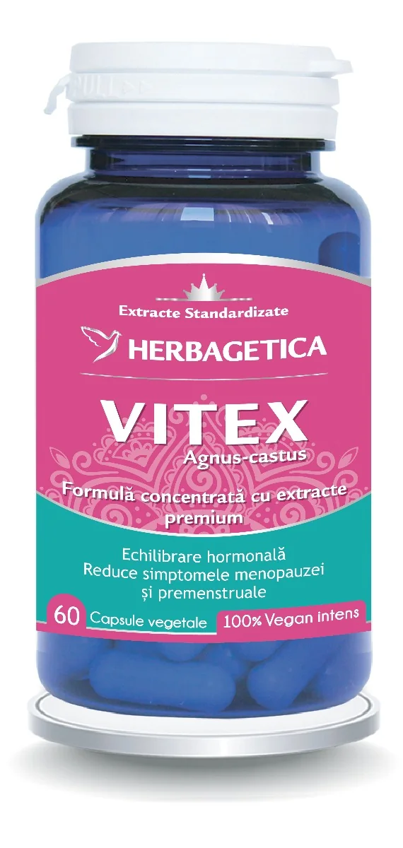 Vitex Zen Forte, 60 capsule, Herbagetica