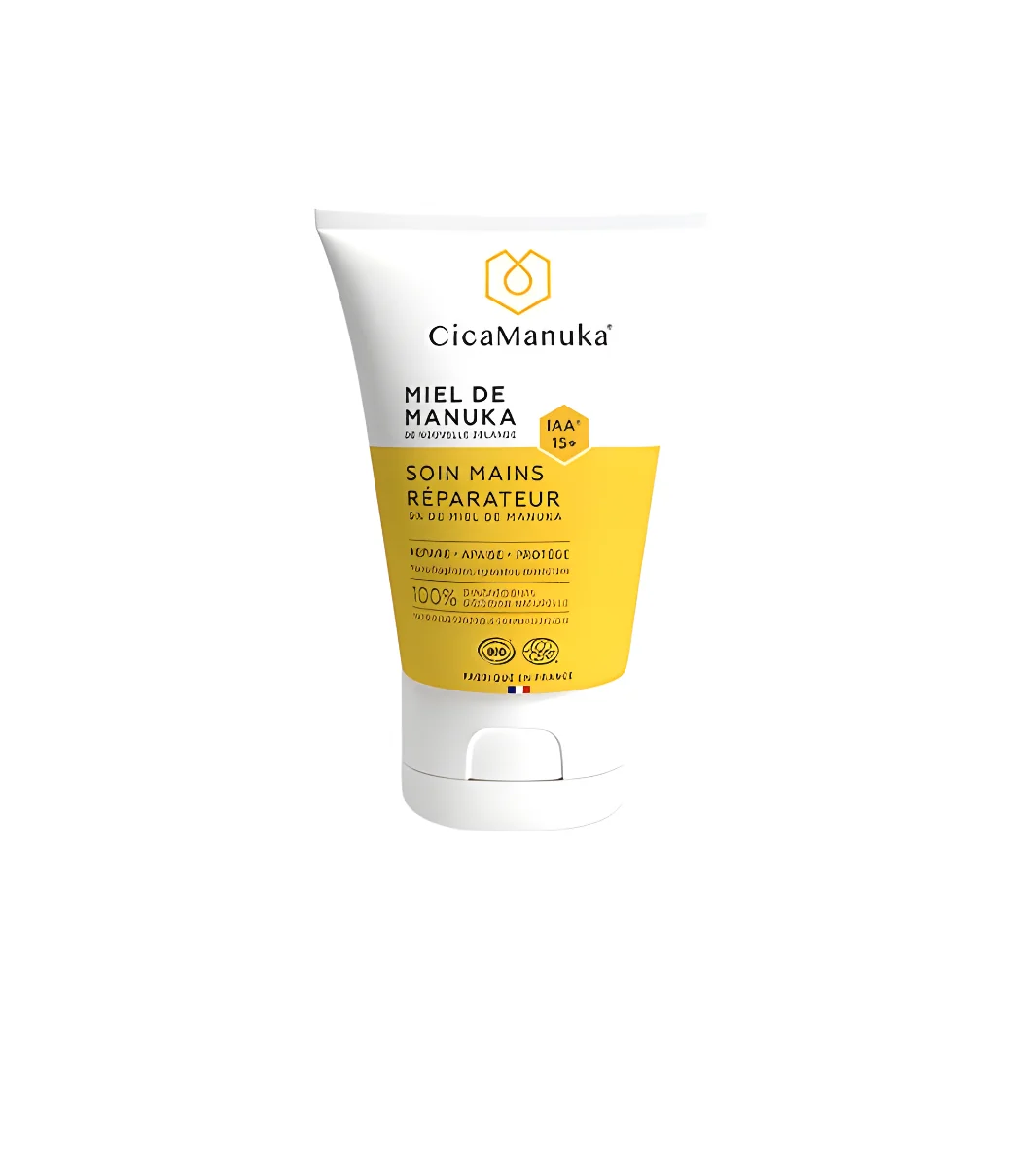 Crema reparatoare pentru ingrijirea mainilor 5% miere de Manuka IAA15+, 50ml, CicaManuka 