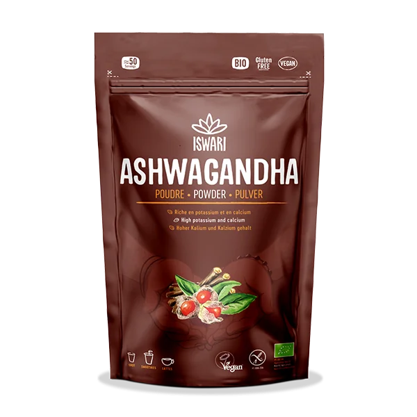 Pulbere bio de ashwagandha, 150g, Iswari