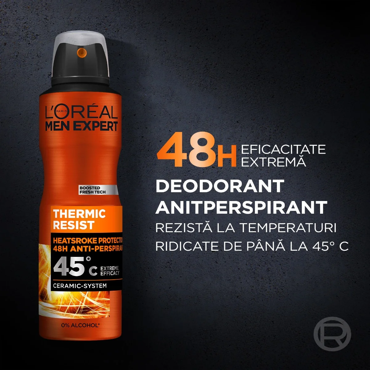 Antiperspirant spray Men Expert Thermic Resist, 150ml, L'oreal Paris 