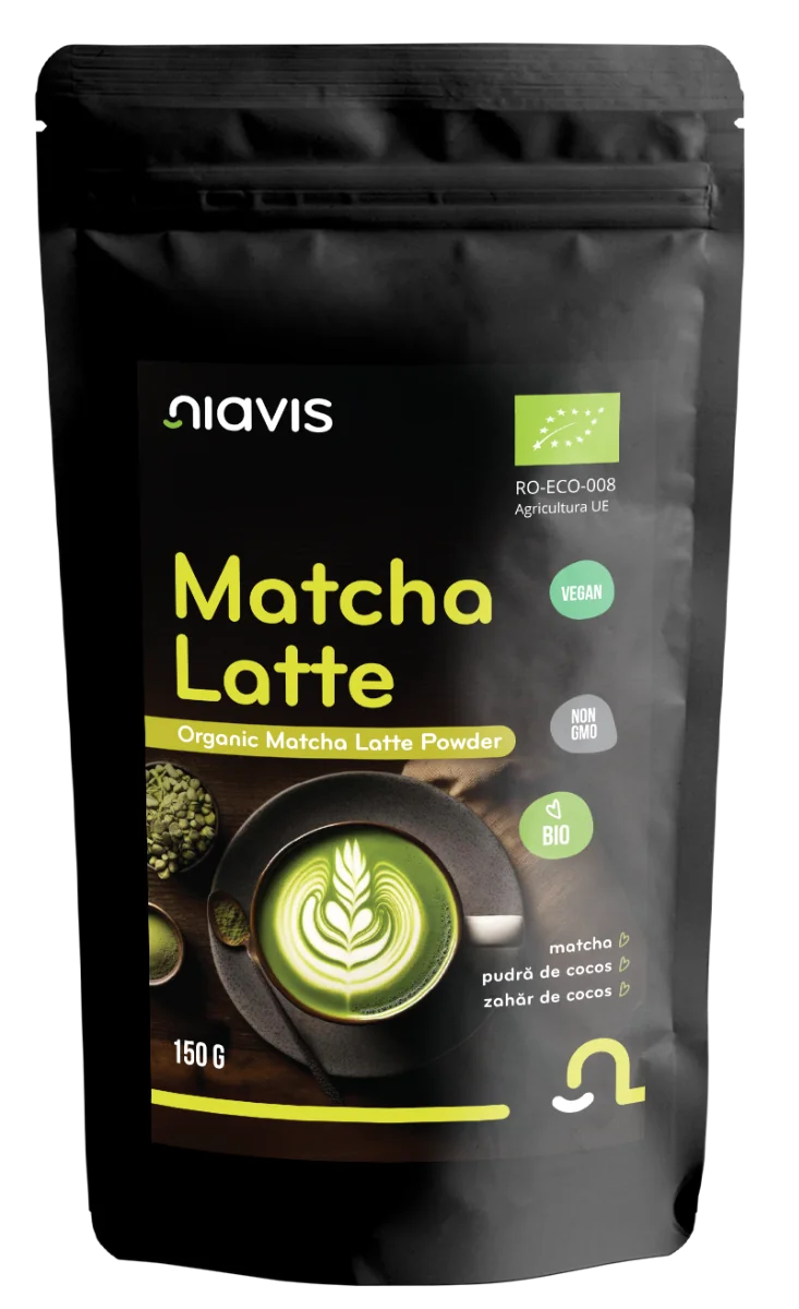 Pulbere ecologica Matcha Latte, 150g, Niavis