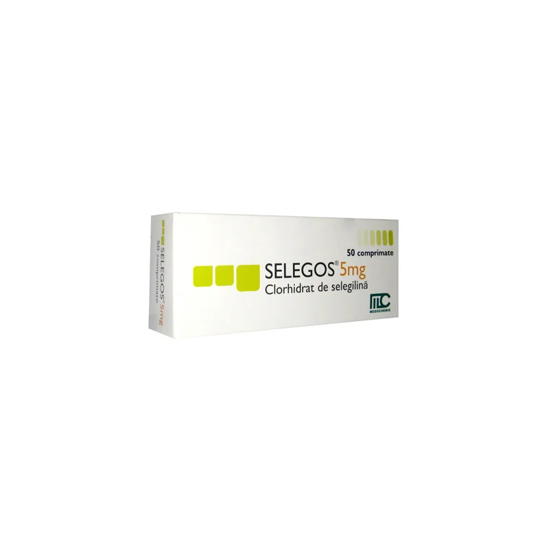 Selegos 5mg, 50 comprimate, Medochemie