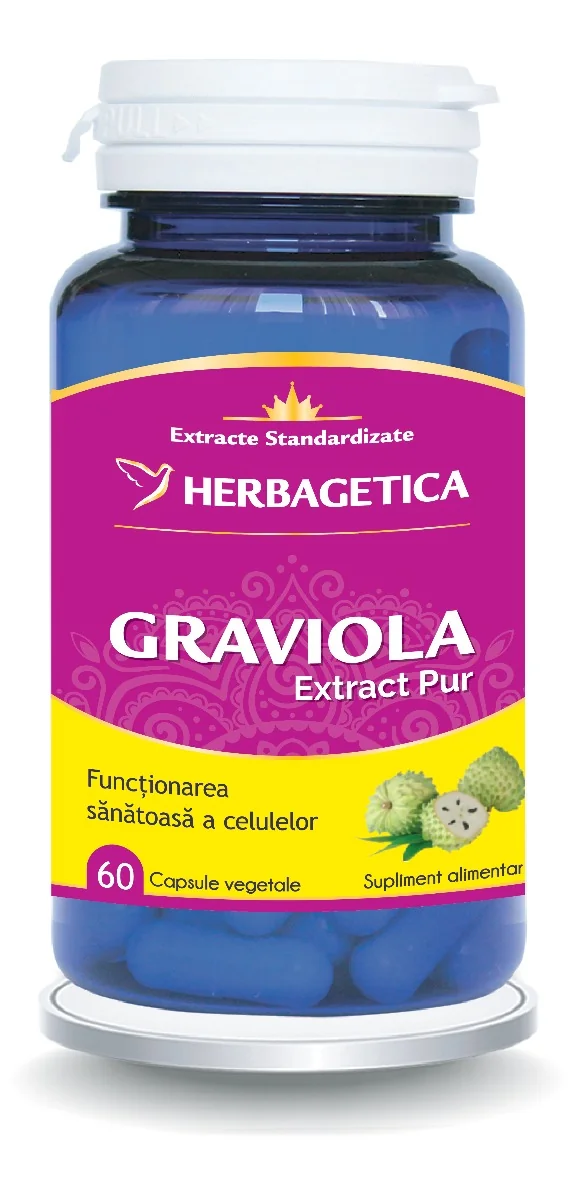 Graviola, 60 capsule vegetale, Herbagetica