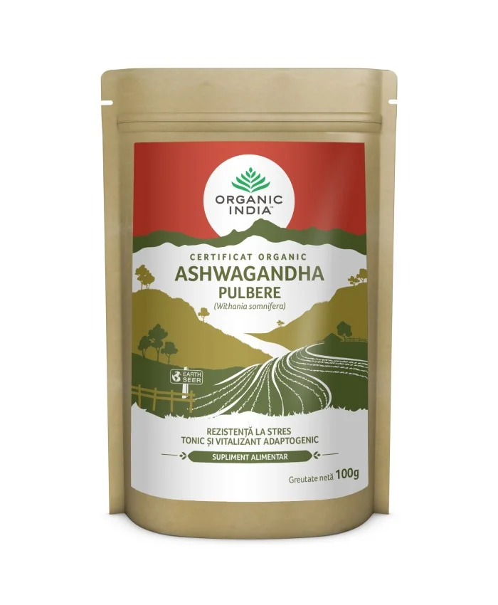 Pulbere radacina Ashwagandha, 100g, Organic India