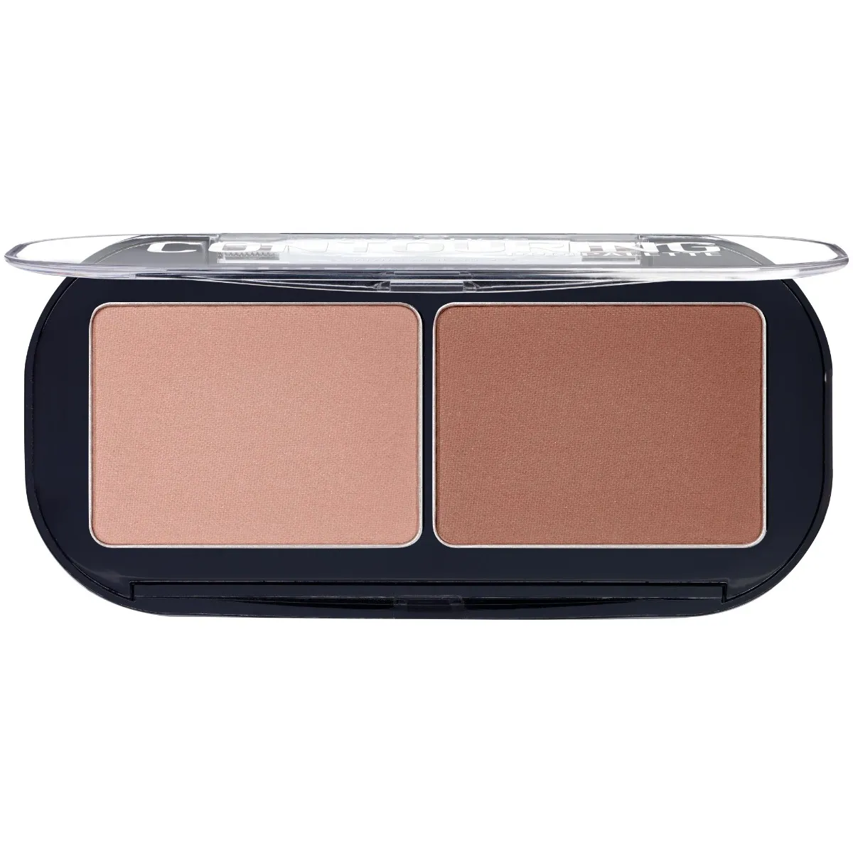 Paleta pentru conturarea fetei Contouring Duo Palette 10 - Lighter Skin, 7g, Essence 