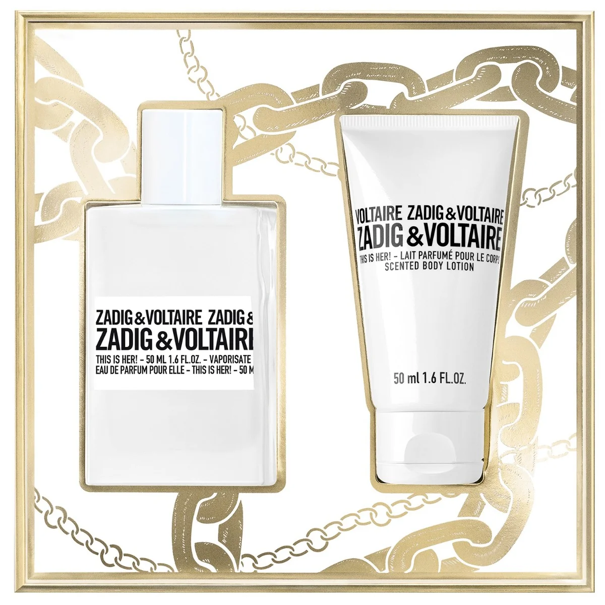 Set This is Her Apa de parfum 50ml + Lotiune de corp 50ml, Zadig&Voltaire 