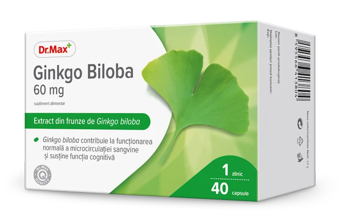 Dr. Max Ginkgo Biloba 60mg, 40 capsule moi