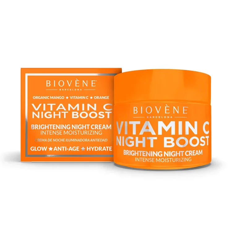 Crema de noapte Vitamin C Night Boost, 50ml, Biovene 