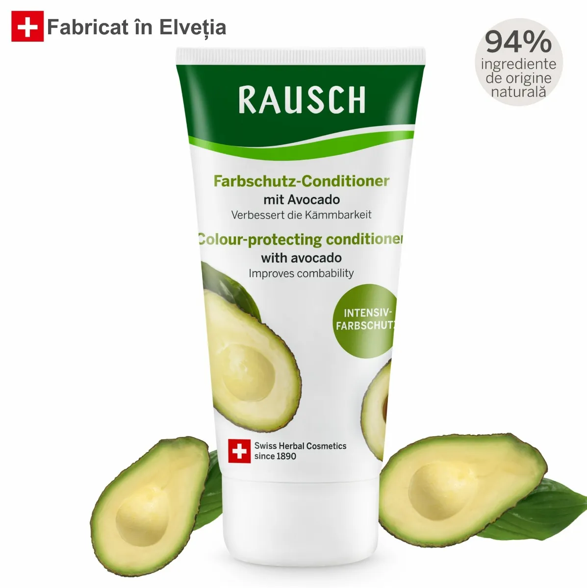 Balsam pentru par vopsit cu avocado, 150ml, Rausch 