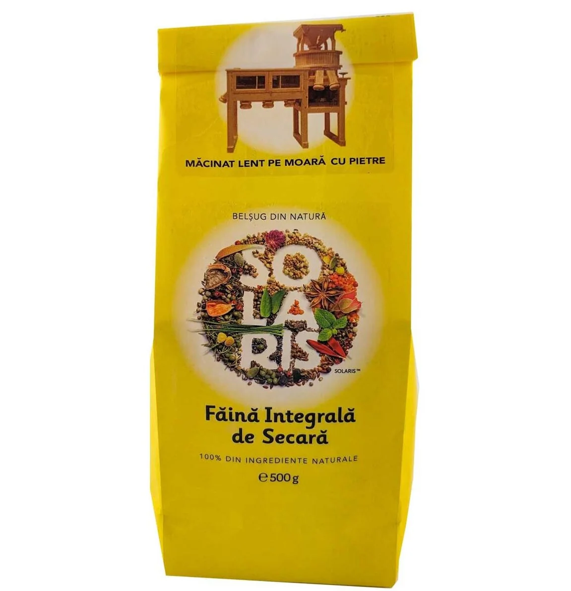 Faina integrala de Secara, 500g, Solaris