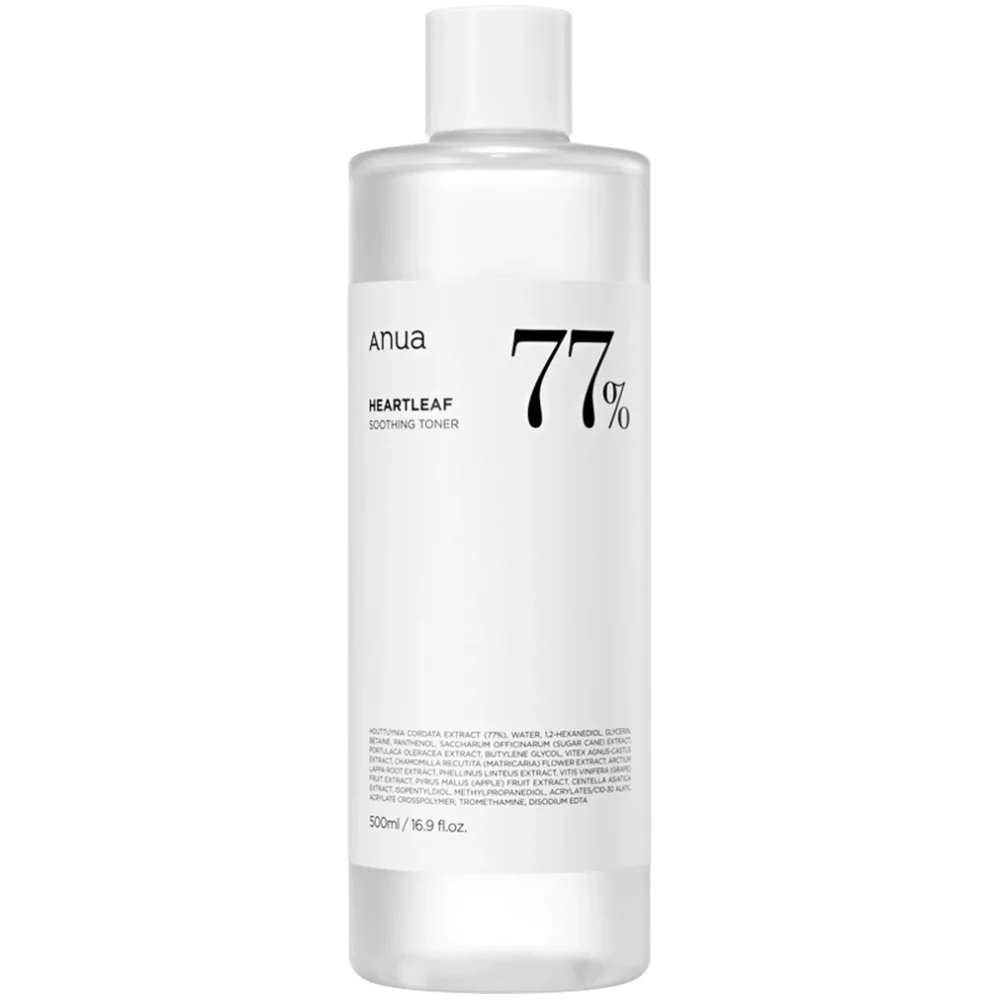 Toner de fata calmant Heartleaf 77%, 500ml, Anua