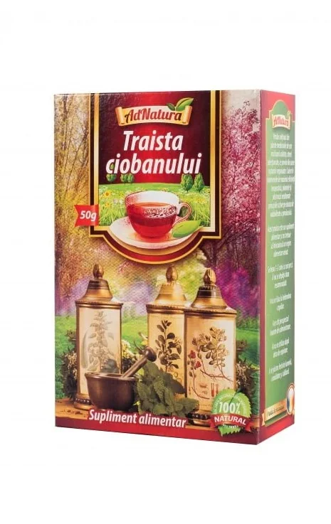 Ceai de traista ciobanului, 50g, AdNatura