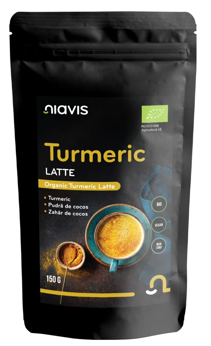 Pulbere ecologica Turmeric Latte, 150g, Niavis