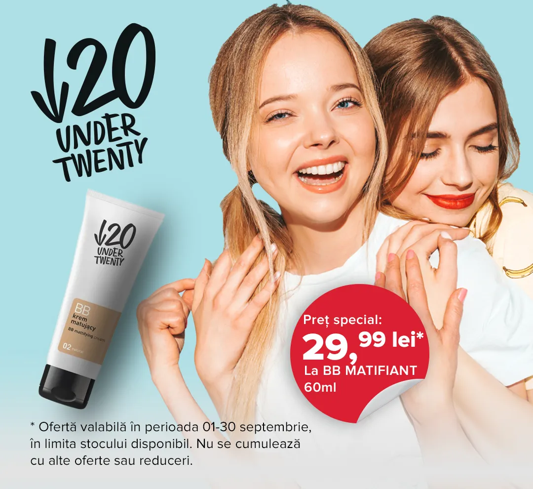 Ofertele lunii septembrie 2024 Under 20 BB Cream