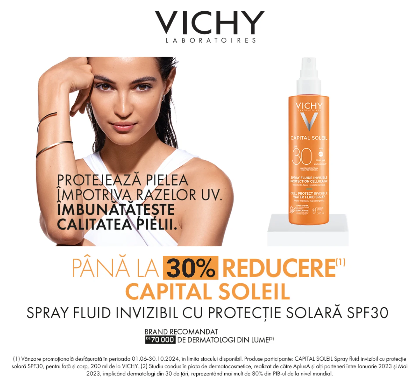 Ofertele lunii Octombrie 2024 Vichy Capital soleil