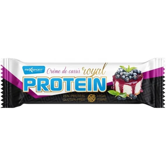 Baton proteic cu ciocolata si alune, 60g, Max Sport