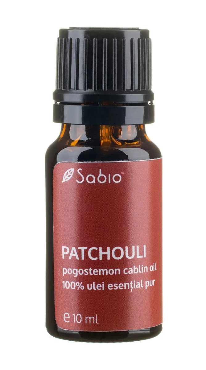 Ulei esential pur de Patchouli (pogostemon cablin oil), 10ml, Sabio