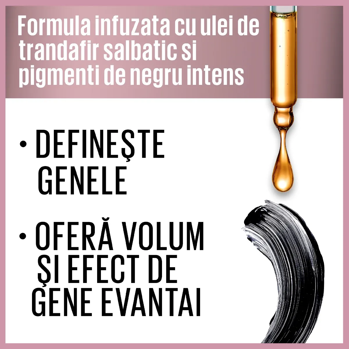 Mascara pentru volum si gene definite Lash Sensational Intense Black, 9.5ml, Maybelline 