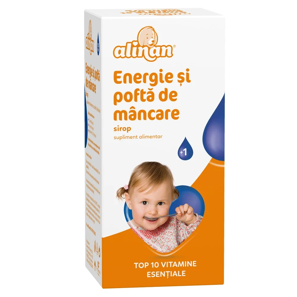 Sirop energie si pofta de mancare Alinan, 150ml, Fiterman