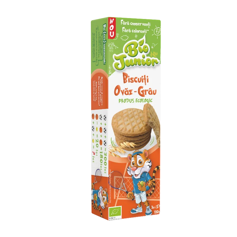 Biscuiti ovaz-grau Bio, 110g, Bio Junior