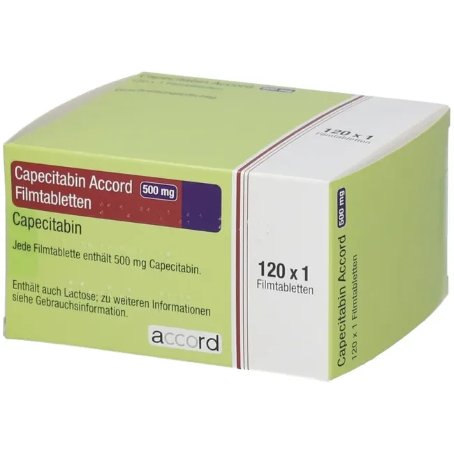 Capecitabine 500mg, 120 comprimate filmate, Accord 