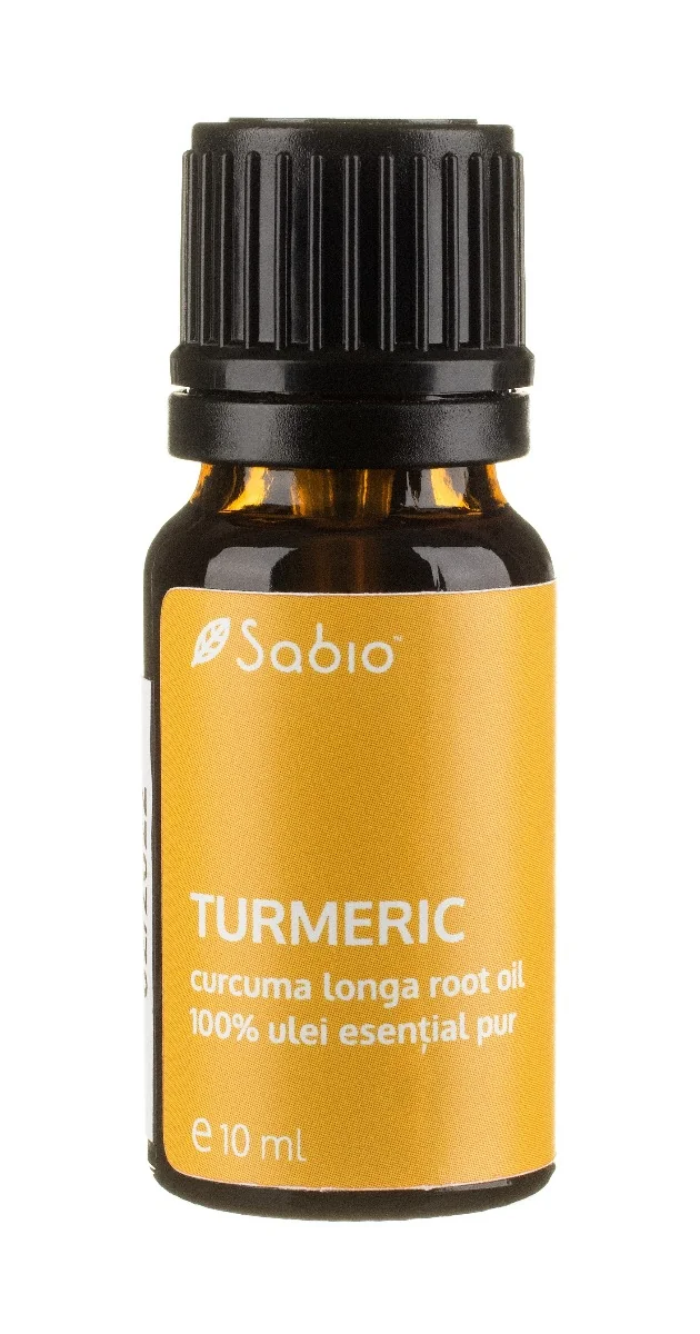 Ulei esential de turmeric (curcuma longa), 10ml, Sabio