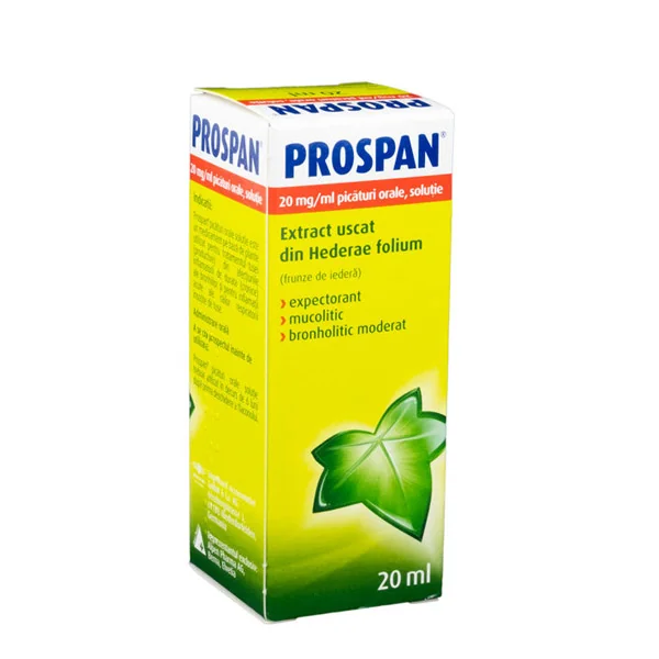 Prospan picaturi orale, 20 ml, Engelhard Arzneimittel