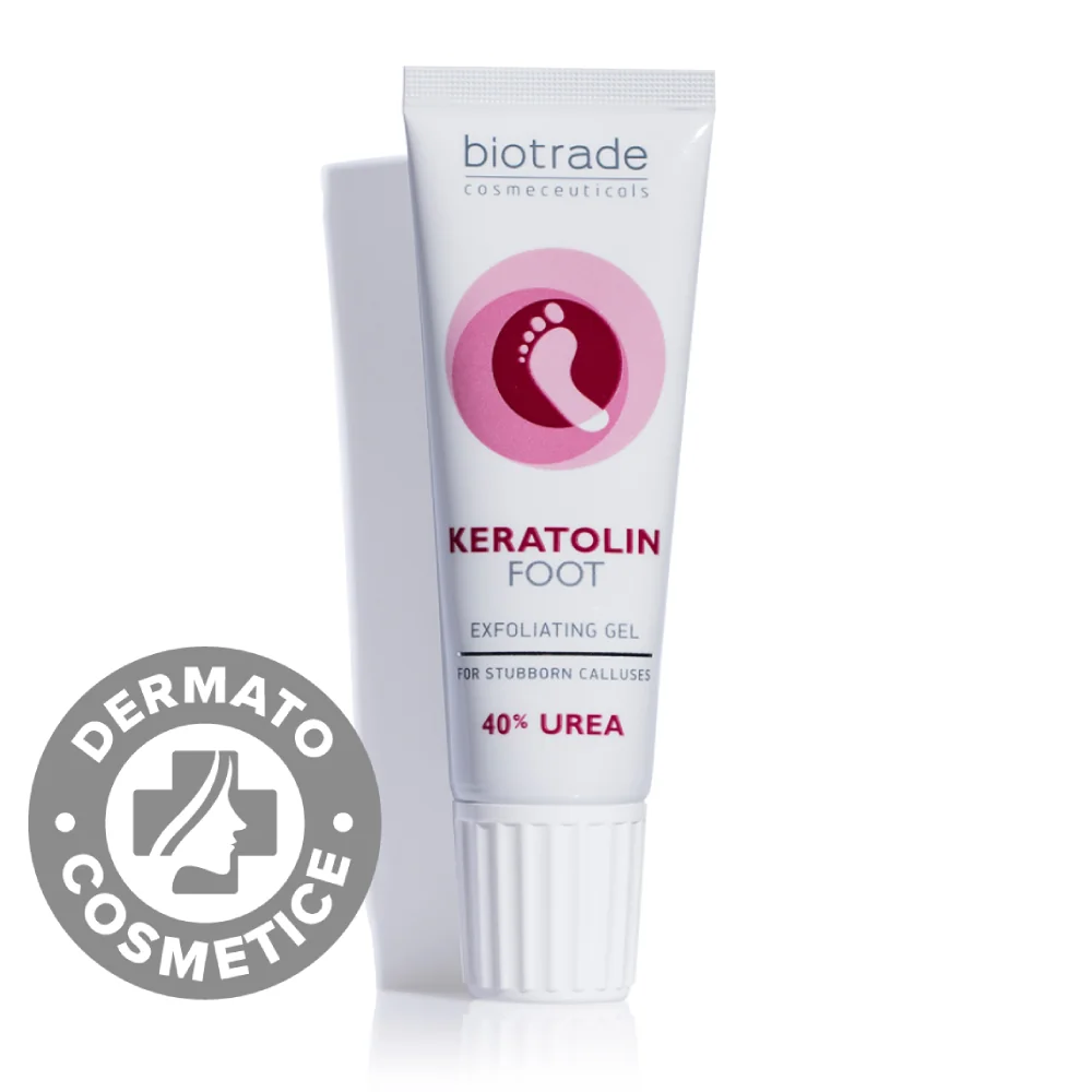 Gel hidratant pentru bataturi cu uree 40% Keratolin, 15ml, Biotrade