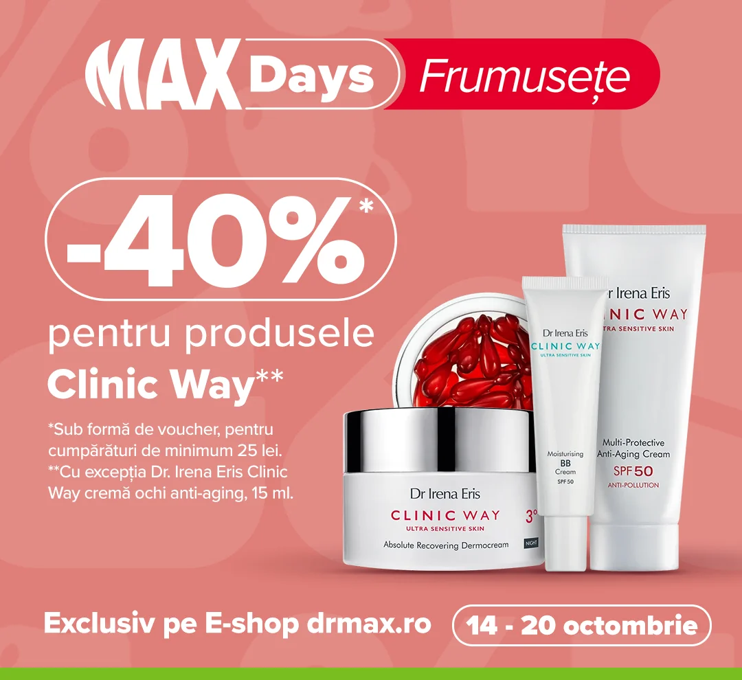 Max Days Frumusete Octombrie 2024  Clinic Way