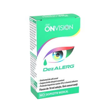 Solutie oftalmica pentru ochi uscati Onvision Dezalerg, 10ml, Sun Wave Pharma