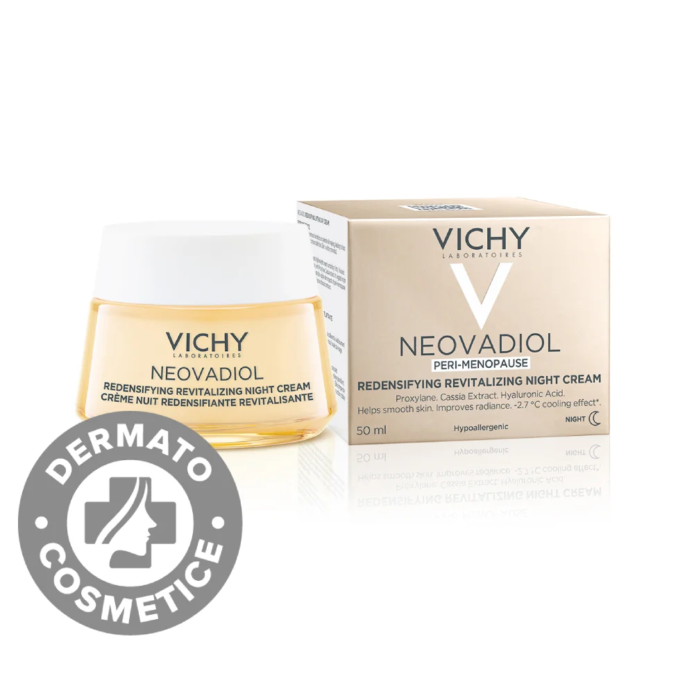 Crema de noapte antirid cu efect de redensificare si revitalizare Neovadiol Peri-Menopause, 50ml, Vichy