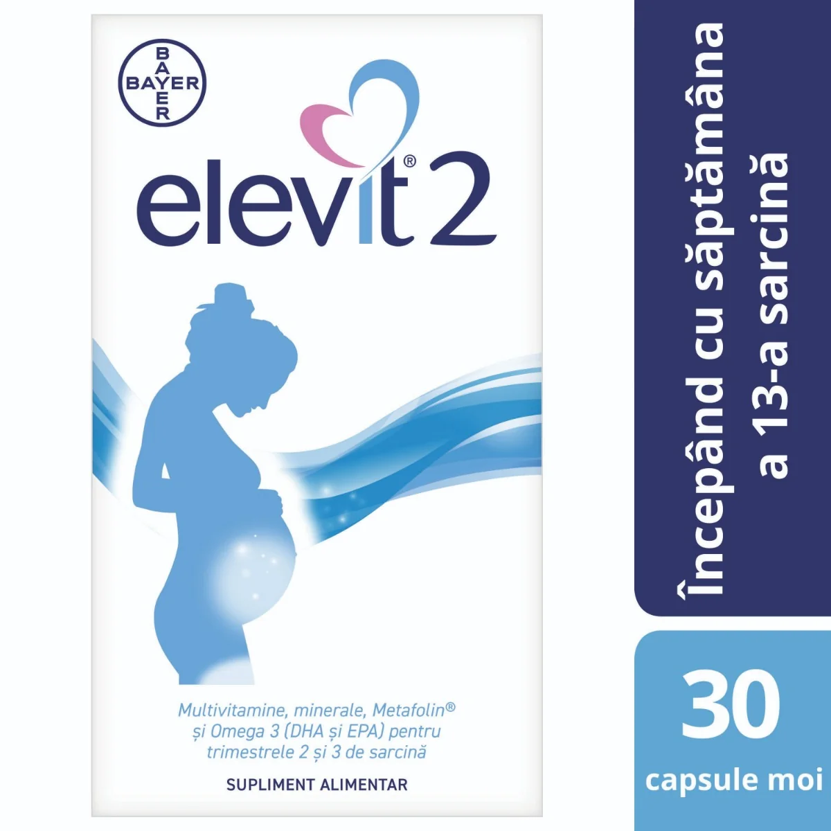 Elevit 2, 30 capsule moi, Bayer 