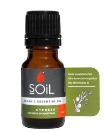 Ulei esential Cypress 100% Organic Ecocert, 10ml, Soil 