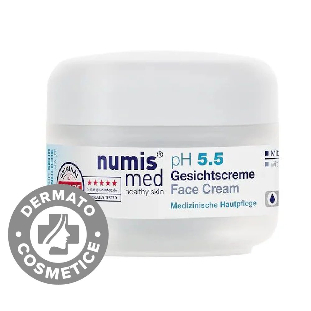 Crema pentru fata zi si noapte cu pH 5.5 Sensitive, 50ml, Numismed 