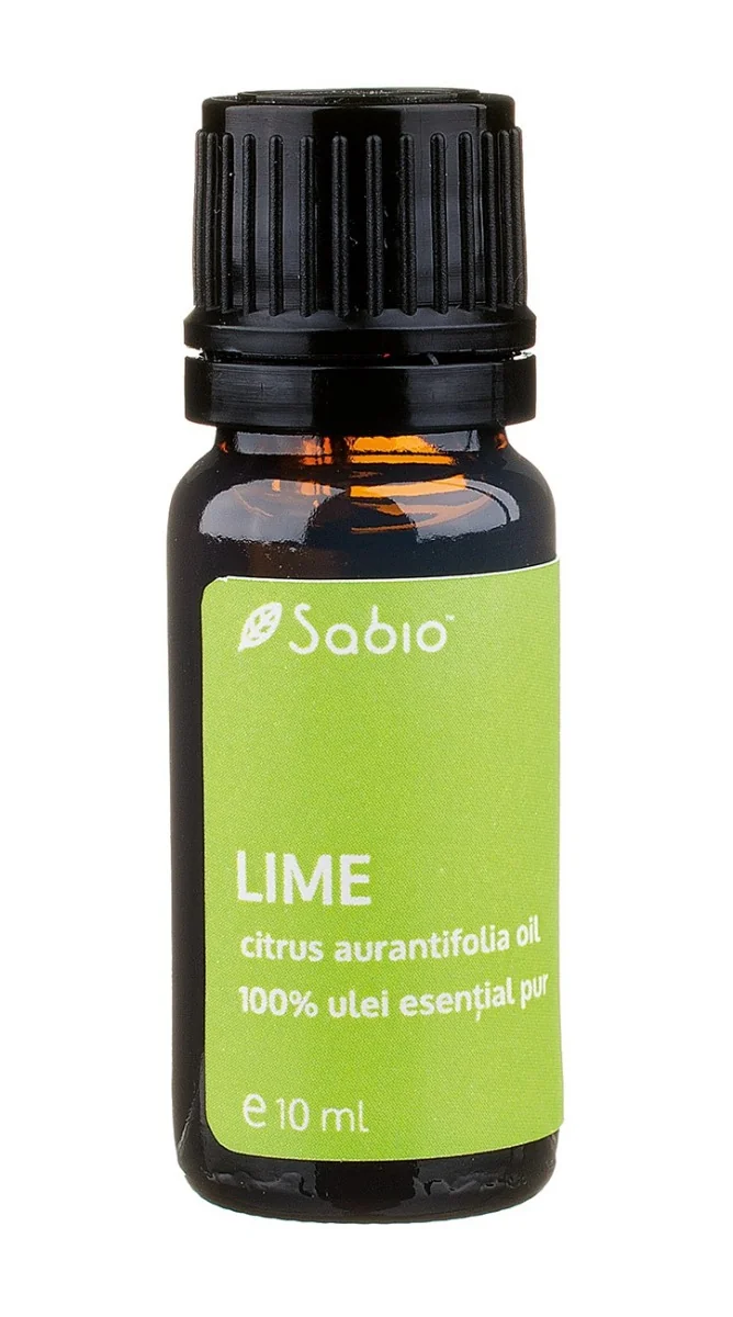 Ulei esential pur de lime (citrus aurantifolia), 10ml, Sabio