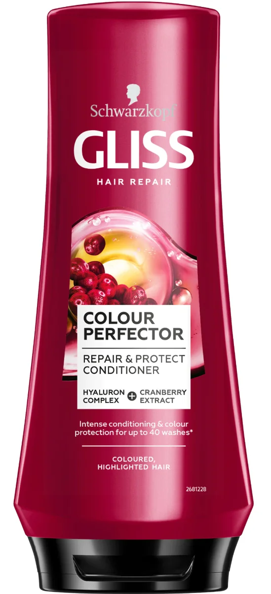 Balsam Colour Perfector pentru par vopsit nuantat sau cu suvite, 200ml, Gliss