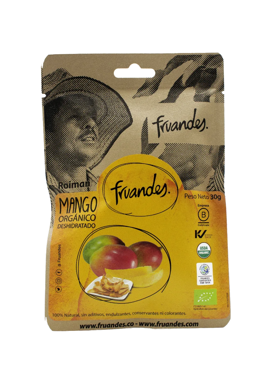 Mango deshidratat, 30g, Fruandes