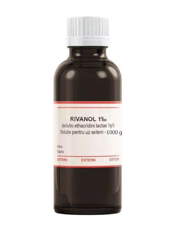 Rivanol solutie 0.1%, 1000ml, Bioeel