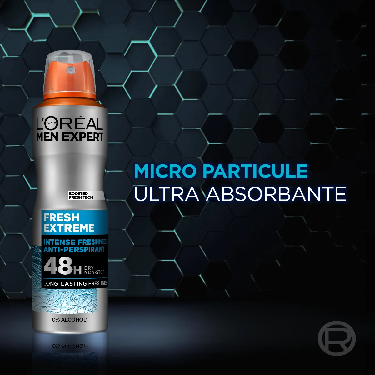 Antiperspirant spray Men Expert Fresh Extreme, 150ml, L'oreal Paris 