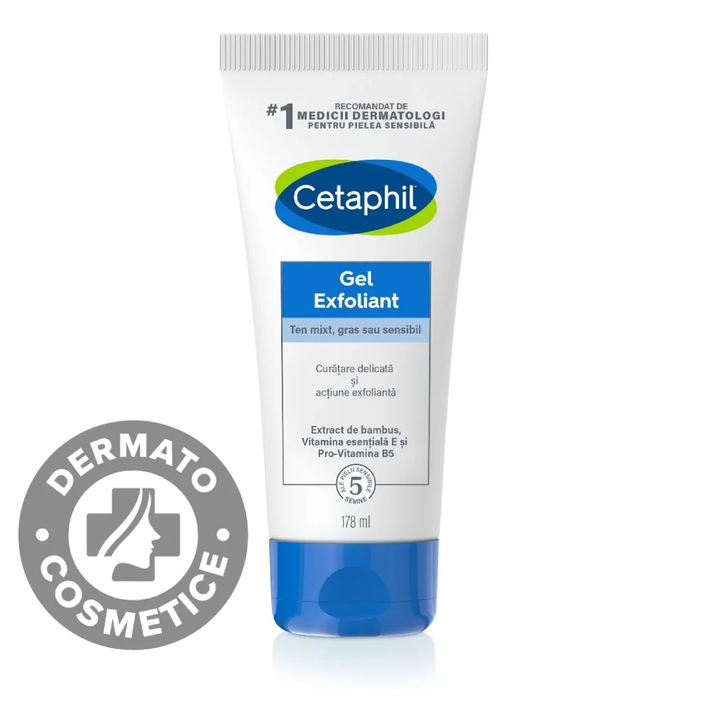 Gel exfoliant de curatare, 178ml, Cetaphil