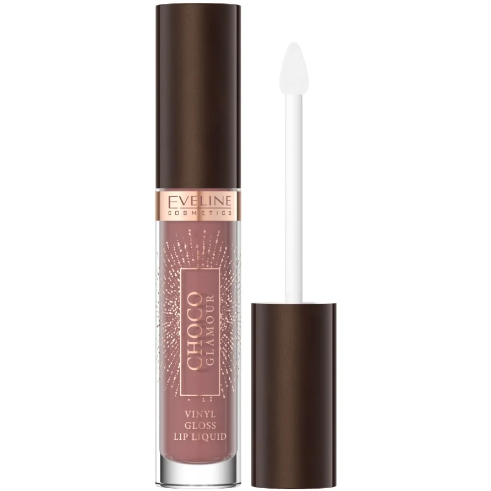 Luciu de buze Vinyl Choco Glamour No 3, 4.5ml, Eveline Cosmetics