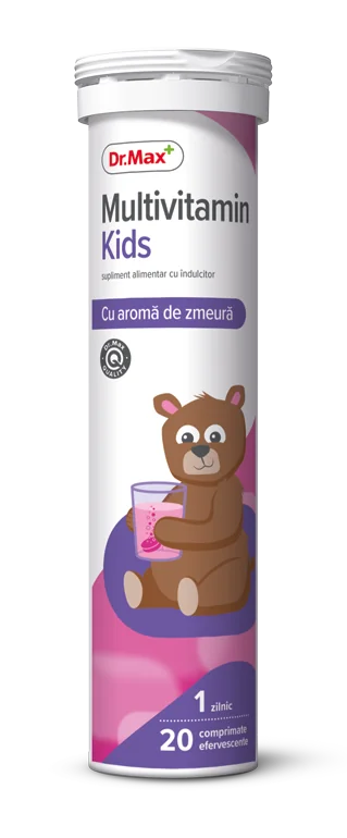 Dr. Max Multivitamin Kids pentru copii, 20 tablete efervescente