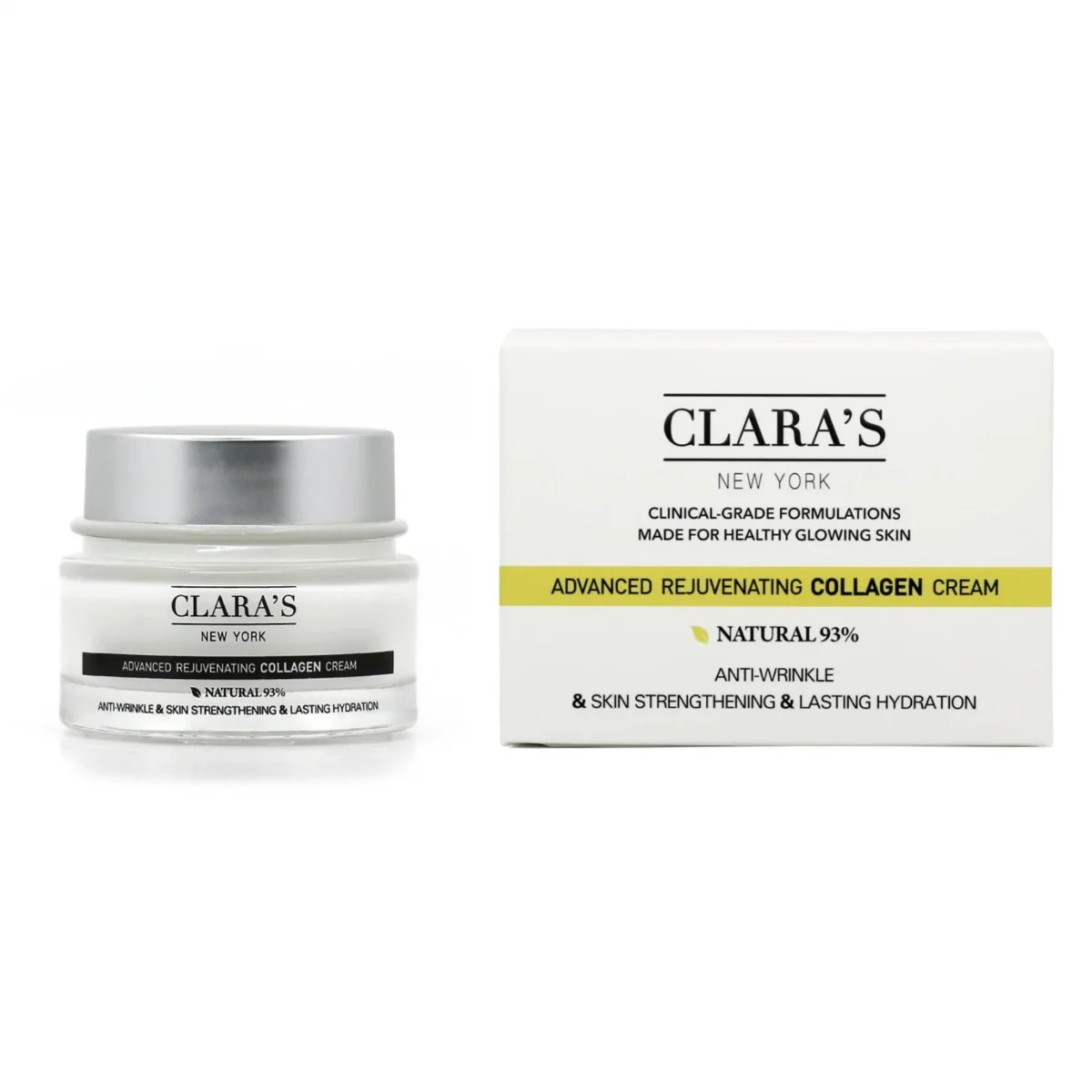 Crema pentru ten cu colagen, 50ml, Clara's New York