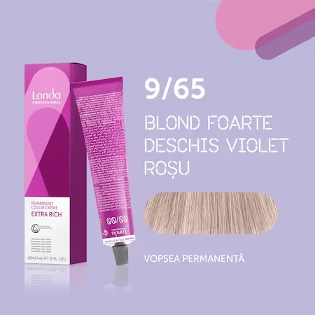 Vopsea de par permanenta 9/65 Extra Rich, 60ml, Londa Professional 