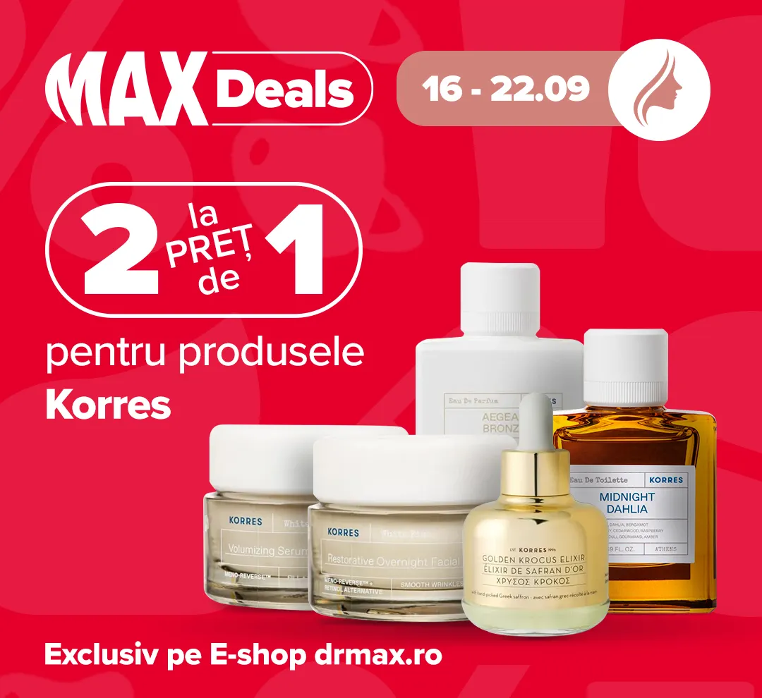 Max Deals Septembrie 2024 Korres