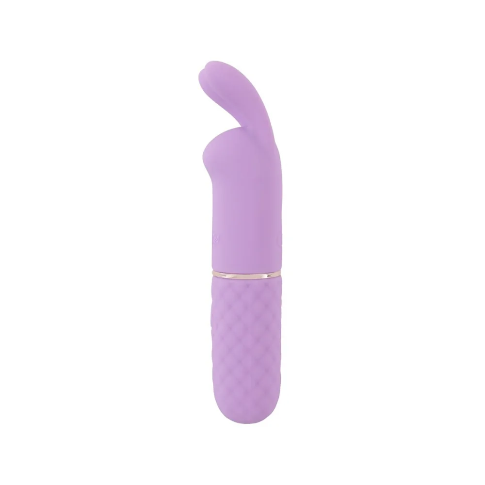 Mini vibrator iepuras cu 10 moduri de vibratie mov, 1 bucata, Cuties 