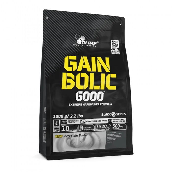 Gainer proteine zer Gain Bolic 6000 vanilie, 1000g, Olimp Sport Nutrition