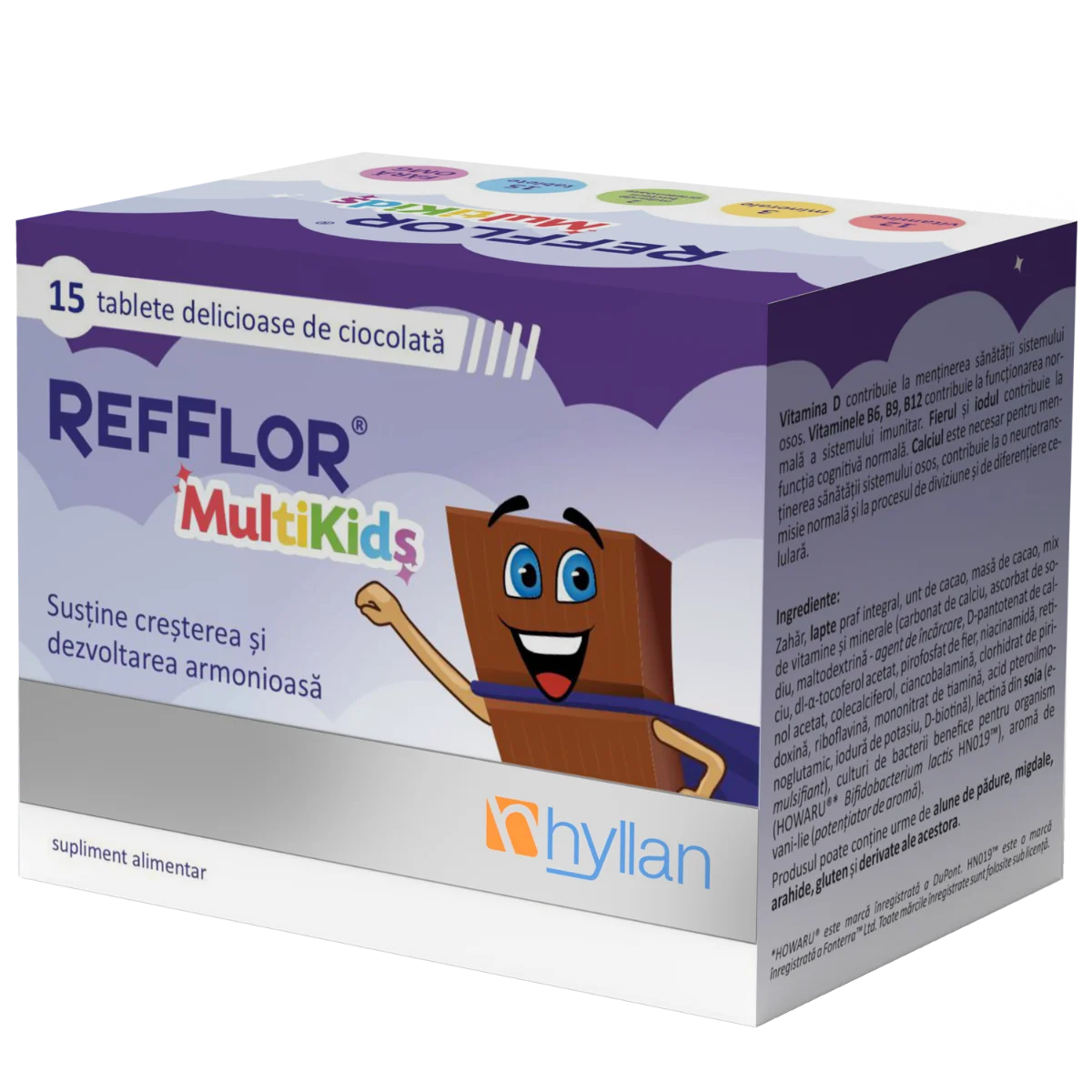 Refflor Multikids, 15 tablete, Hyllan